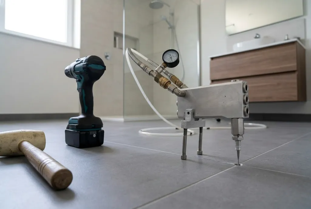 Kitbedrijf Beesd – holle tegels injecteren